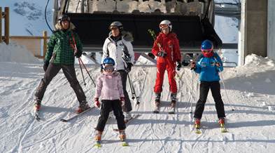 Familien-Skierlebnis
