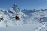 Heli-skiing Cervinia