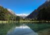The Gover lake and the Monte Rosa