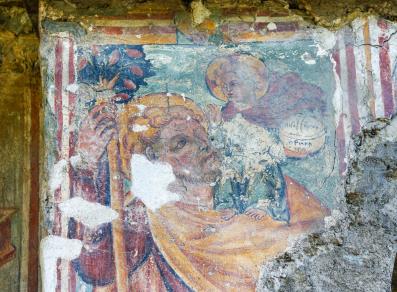 frescoes on the outside