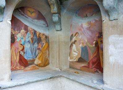 affreschi esterni