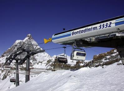 Breuil-Cervinia Valtournenche Zermatt ski resort