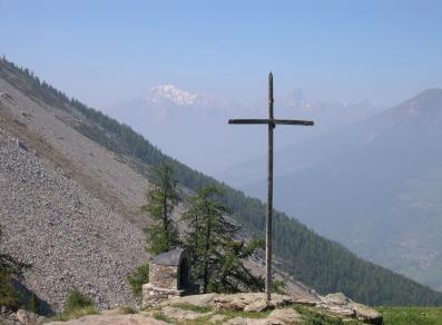 Vista sul Monte Bianco - Valpelline