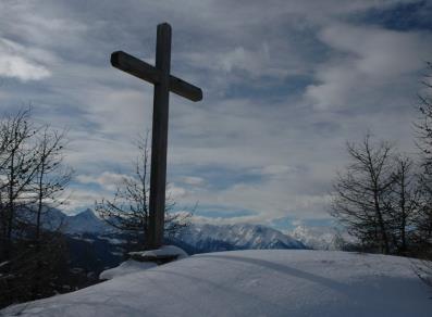 Das Kreuz auf dem Gipfel
