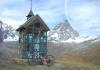 Chapel of the Alpini ant the Matterhorn