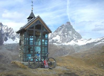 Chapelle des Chasseurs alpins et mont Cervin