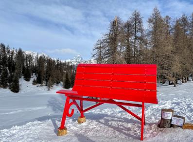 The great bench of Col Pilaz
