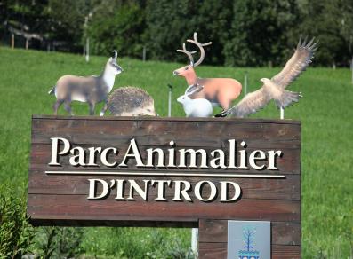 Cartello del "Parc Animalier" d'Introd