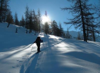 Esquí de travesía en el Col Portola