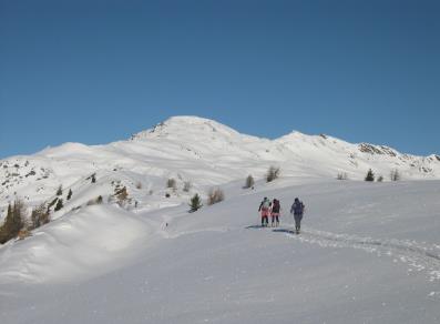 Ski mountaineering to Punta Fetita