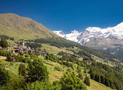 Antagnod and the Monte Rosa massif