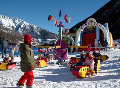 Baby snowpark in Flassin