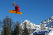 Snowboard and freestyle snow park