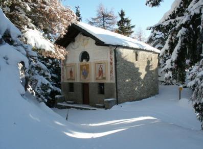 La petite église du Col Saint Pantaléon