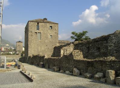 The tower and the city walls