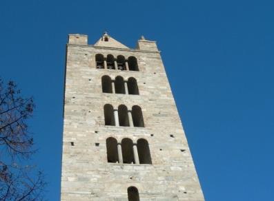 The openings of the bell tower
