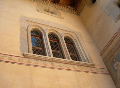Three-arch window