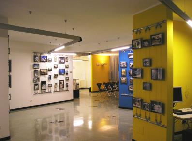 The museum's interior