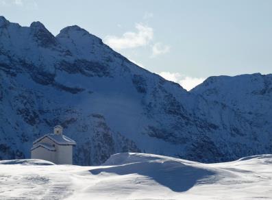 Sant'Anna chapel in winter...