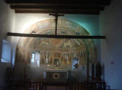 View on the apse