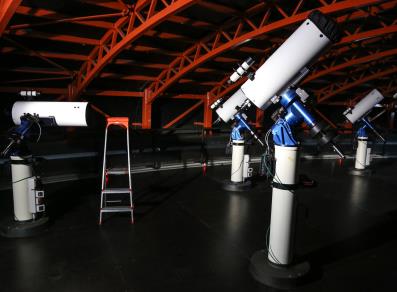 I telescopi sulla terrazza didattica