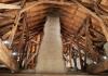 Aymavilles Castle - wooden roof trusses