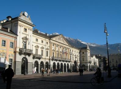 Municipio e Piazza Chanoux - Aosta