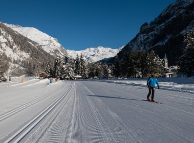 Pistes de  ski de fond de Gressoney -Saint-Jean
