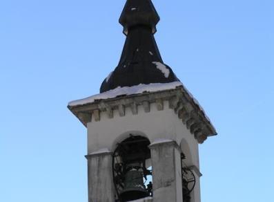 Die Spitze des Glockenturms
