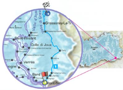 Cartina del percorso