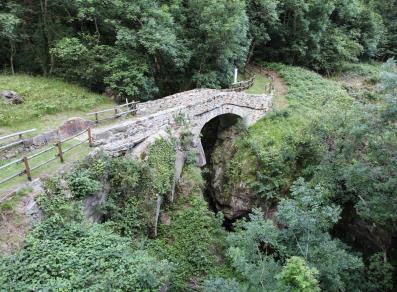 The bridge over the ravine
