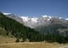 Il Monte Rosa visto dall'Alpe di Nanaz
