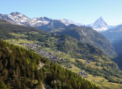 Torgnon and the Matterhorn