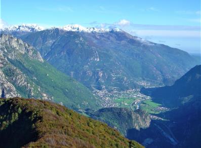 Panorama depuis la Serra di Biel