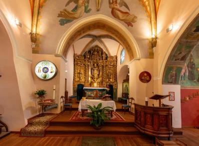 Iglesia de Gignod - interior