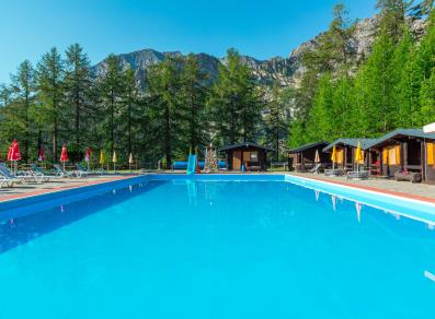 Alpine swimming-pool Plan Chécrouit