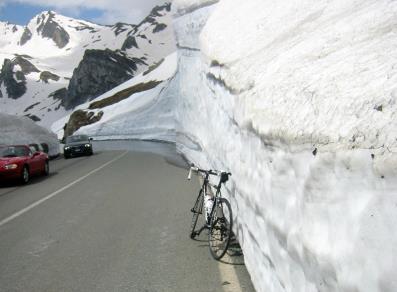 Road to the Great St. Bernard Pass