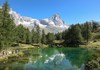 Der Blaue See (Lago Blu) und das Matterhorn